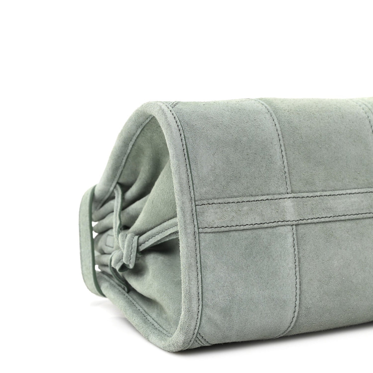 Scamosciato Triangle Small Bonnie Shoulder Bag Salvia