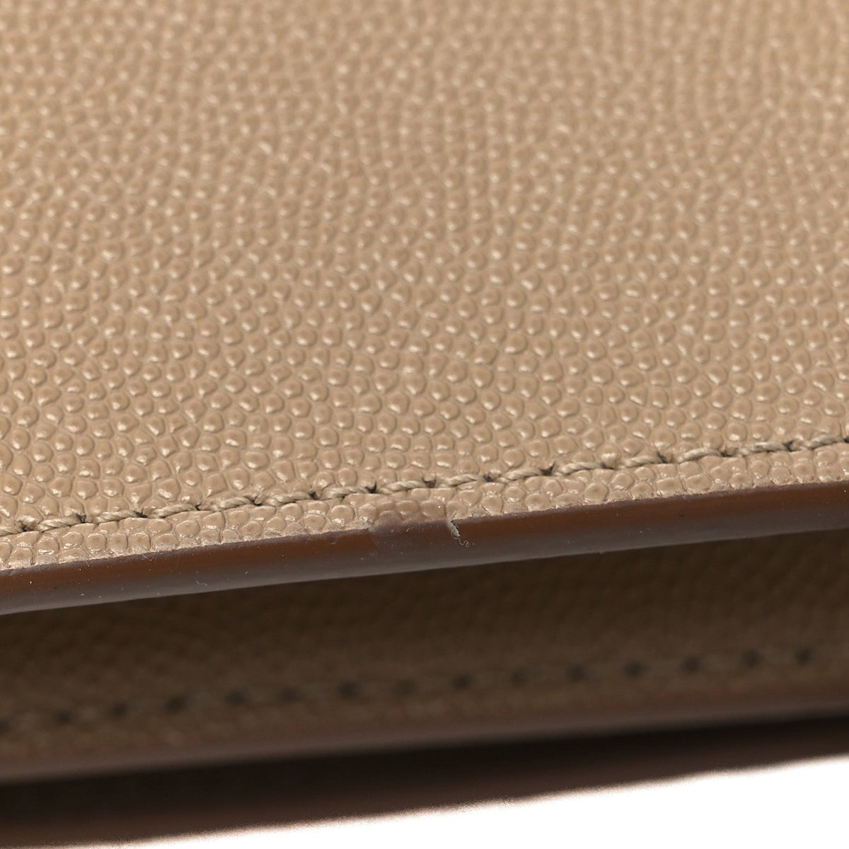Grained Calfskin Small TB Bag Oat Beige