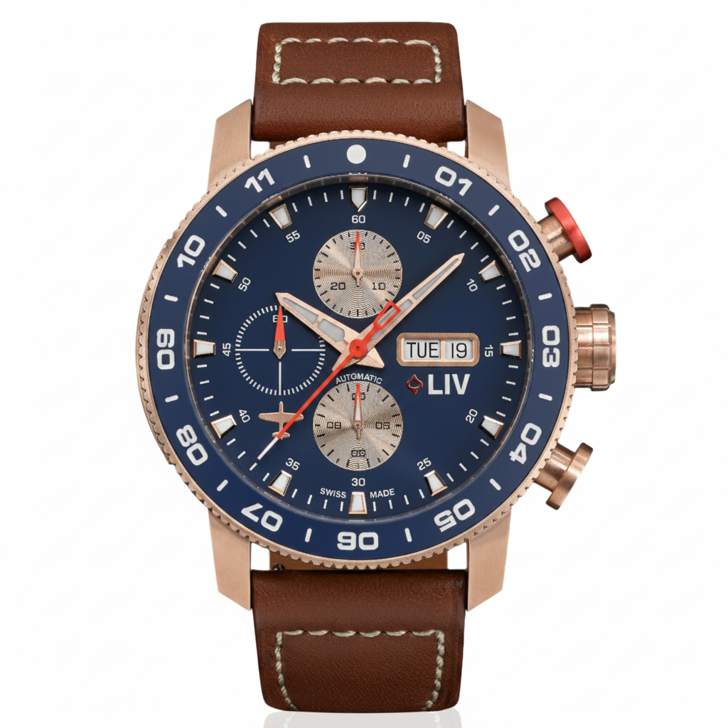 Limited Edition #50 - Pre-Loved P-51 Rose Titanium Chrono Fifth Anniversary