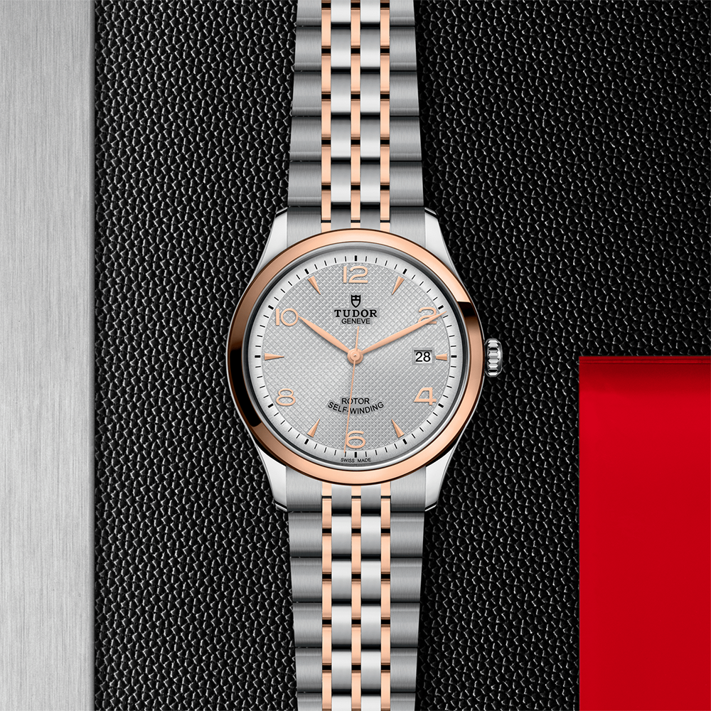 1926 Rose Gold Two-Tone 39mm - Silver on Bracelet