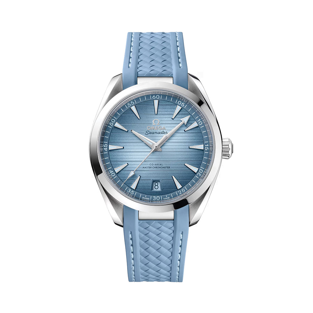 Seamaster Aqua Terra 150M 41mm - Blue on Rubber Strap