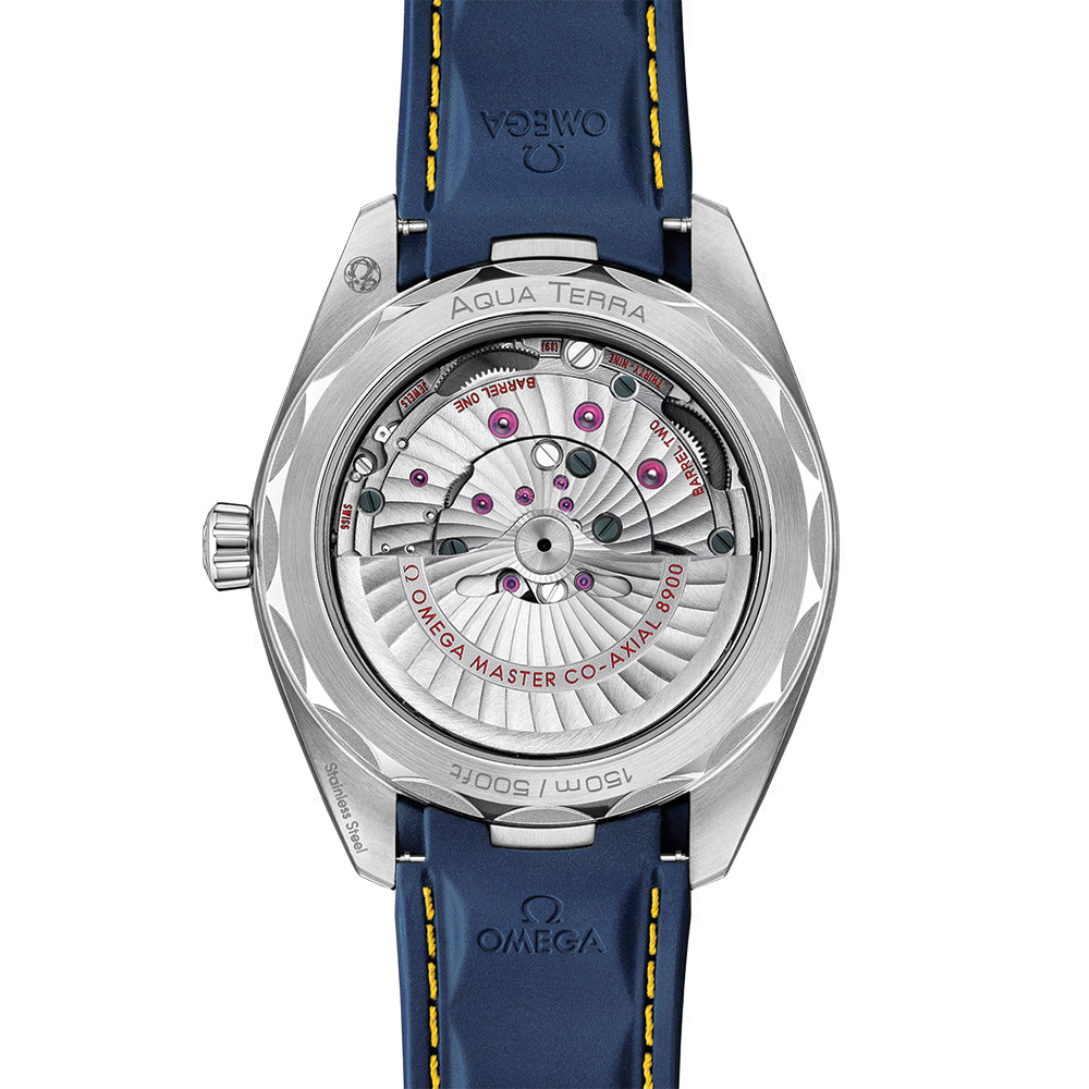 Seamaster Aqua Terra 150M 41mm - Blue on Rubber Strap