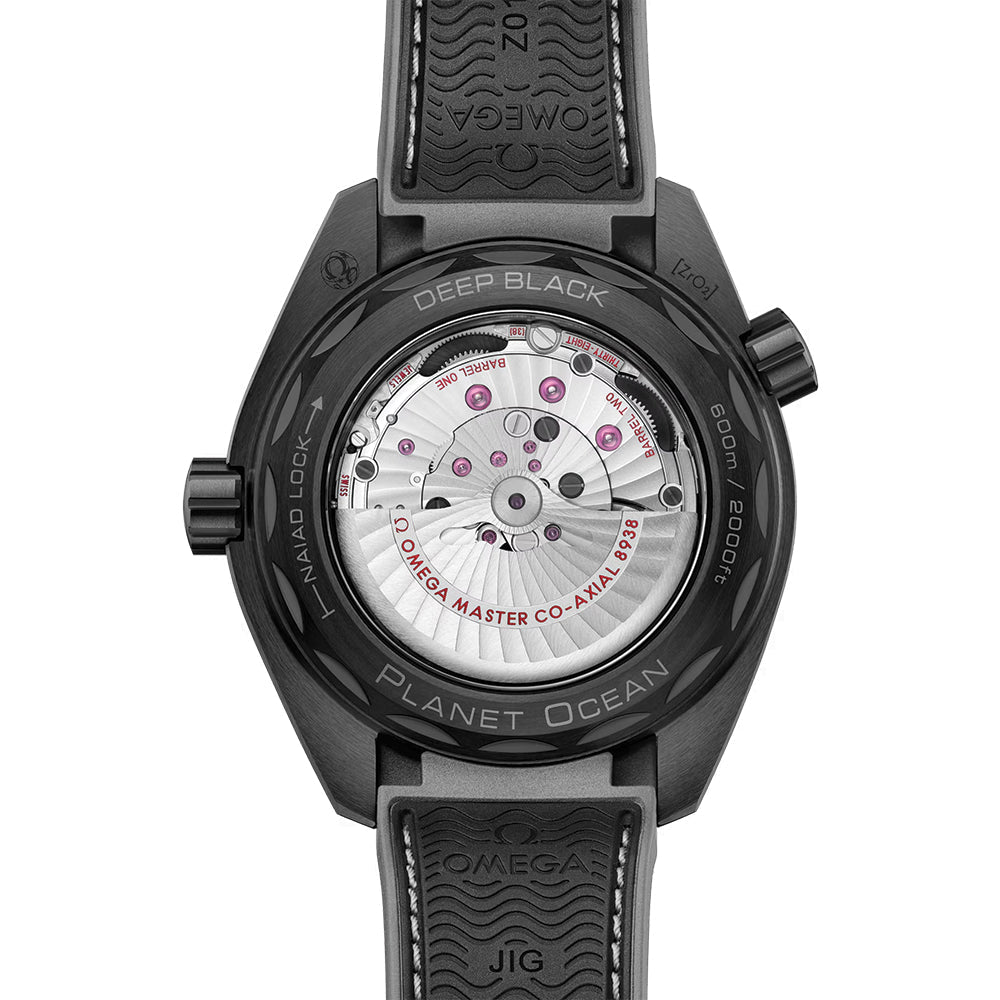 Seamaster Planet Ocean 600M Black Ceramic 45.5mm - Black on Rubber Strap
