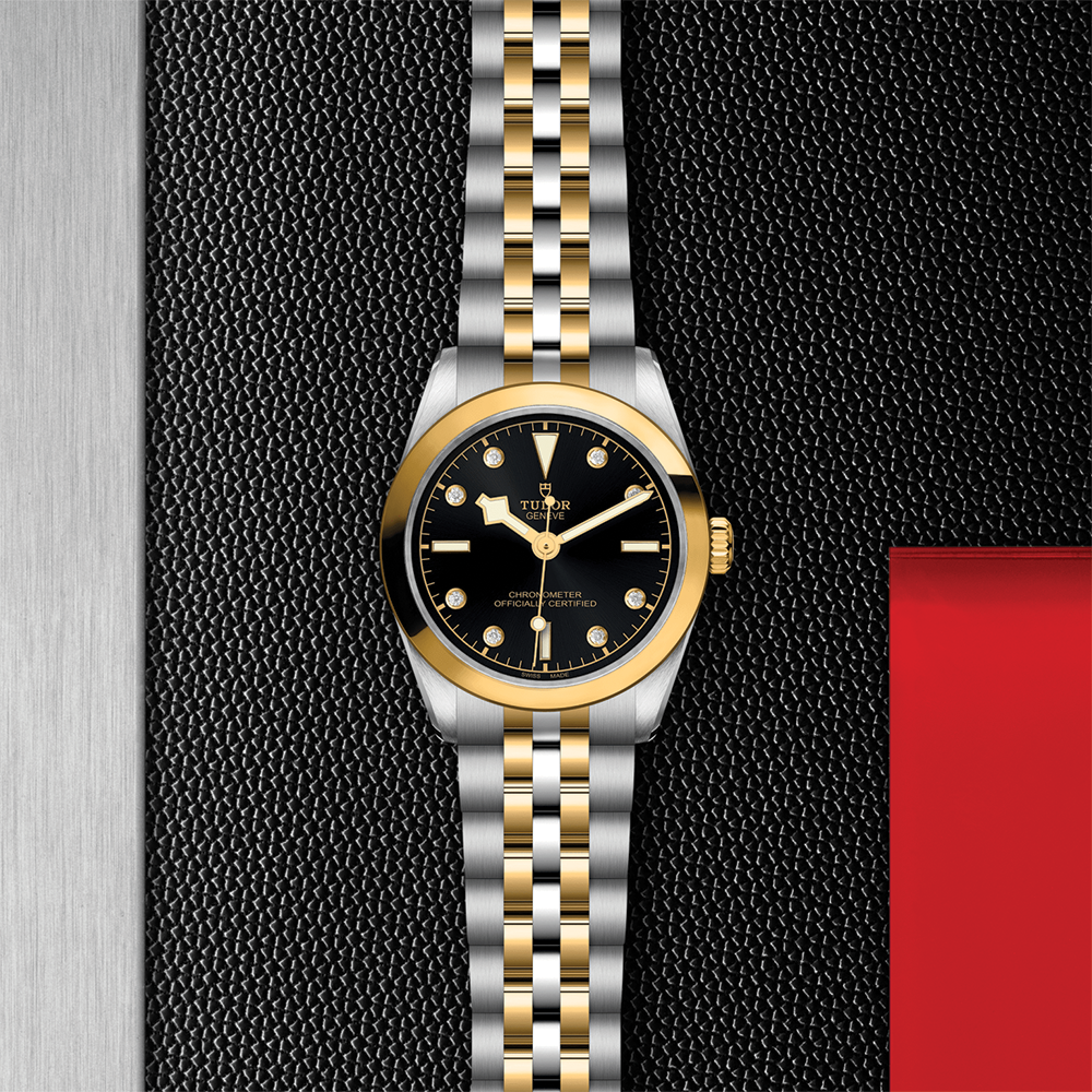 Black Bay One S&G 31mm - Black, Diamond-Set on Bracelet