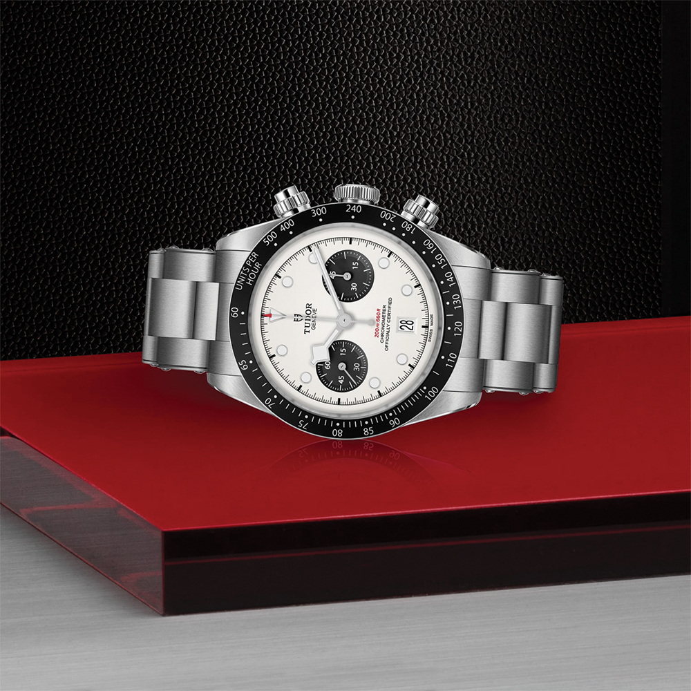 Black Bay Chrono 41mm - Opaline on 3-Link Bracelet
