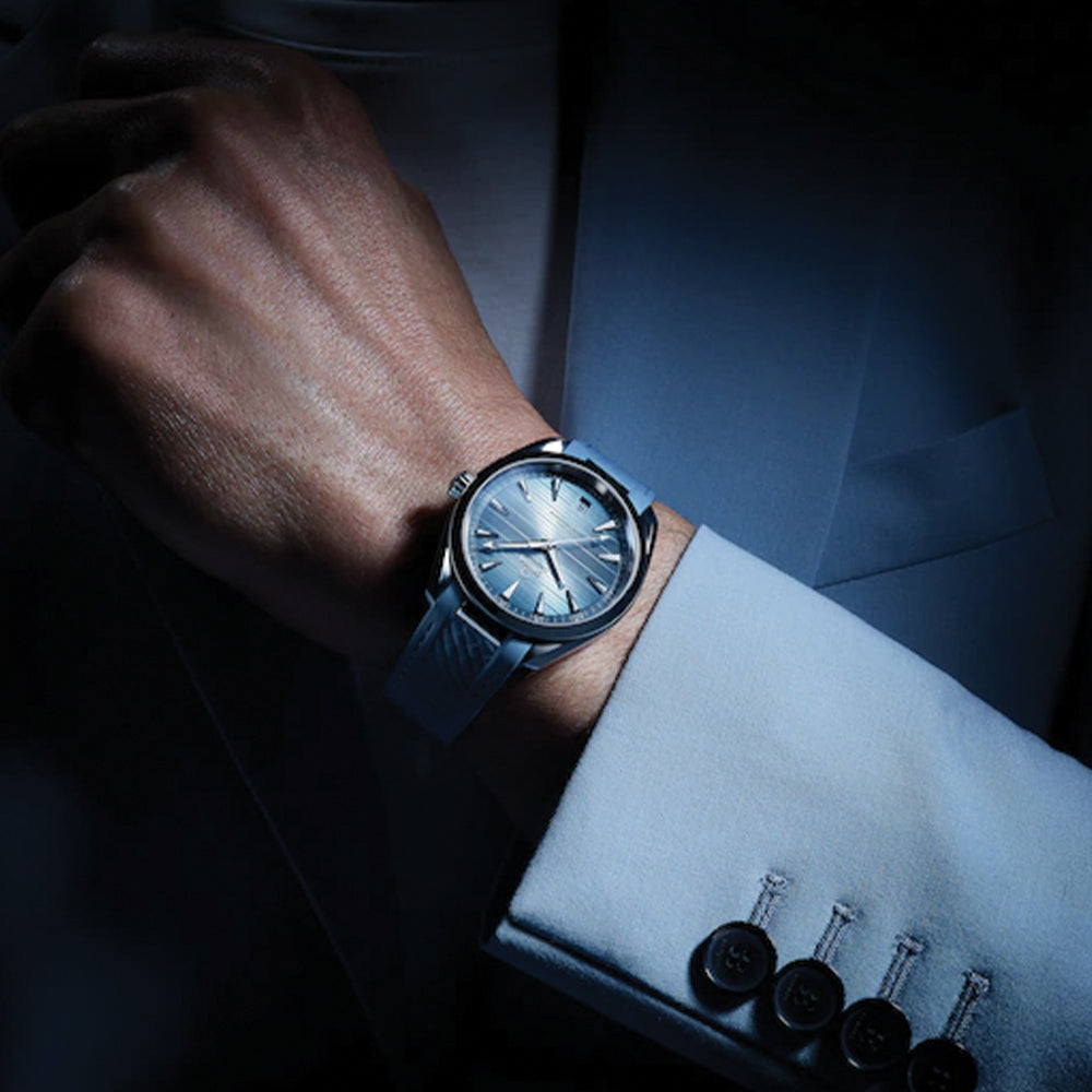 Seamaster Aqua Terra 150M 41mm - Blue on Rubber Strap