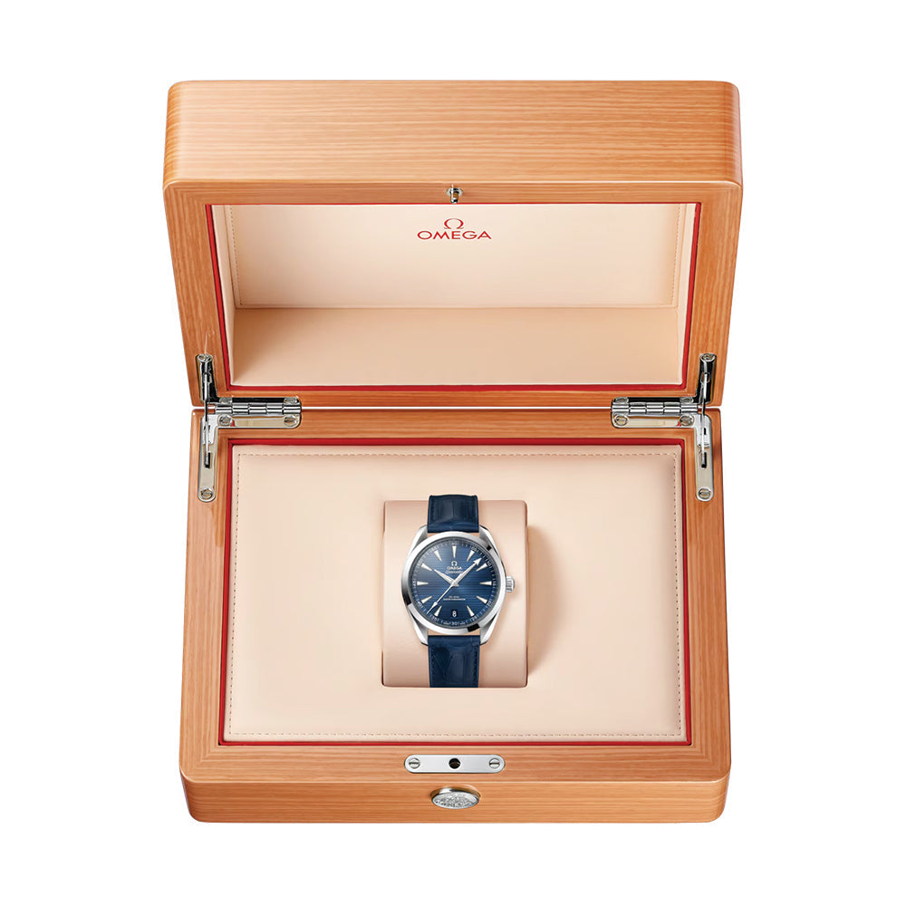 Seamaster Aqua Terra 150M 41mm - Blue on Leather Strap