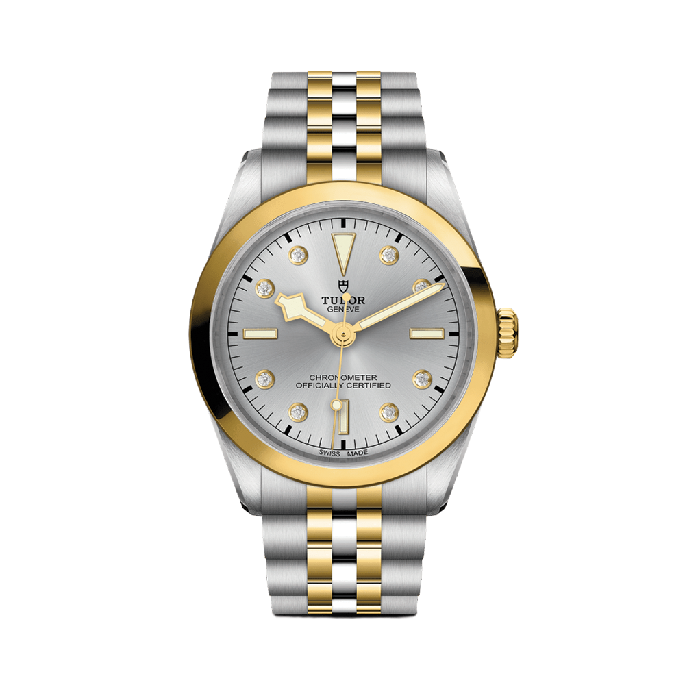 Black Bay One S&G 36mm - Silver, Diamond-Set on Bracelet