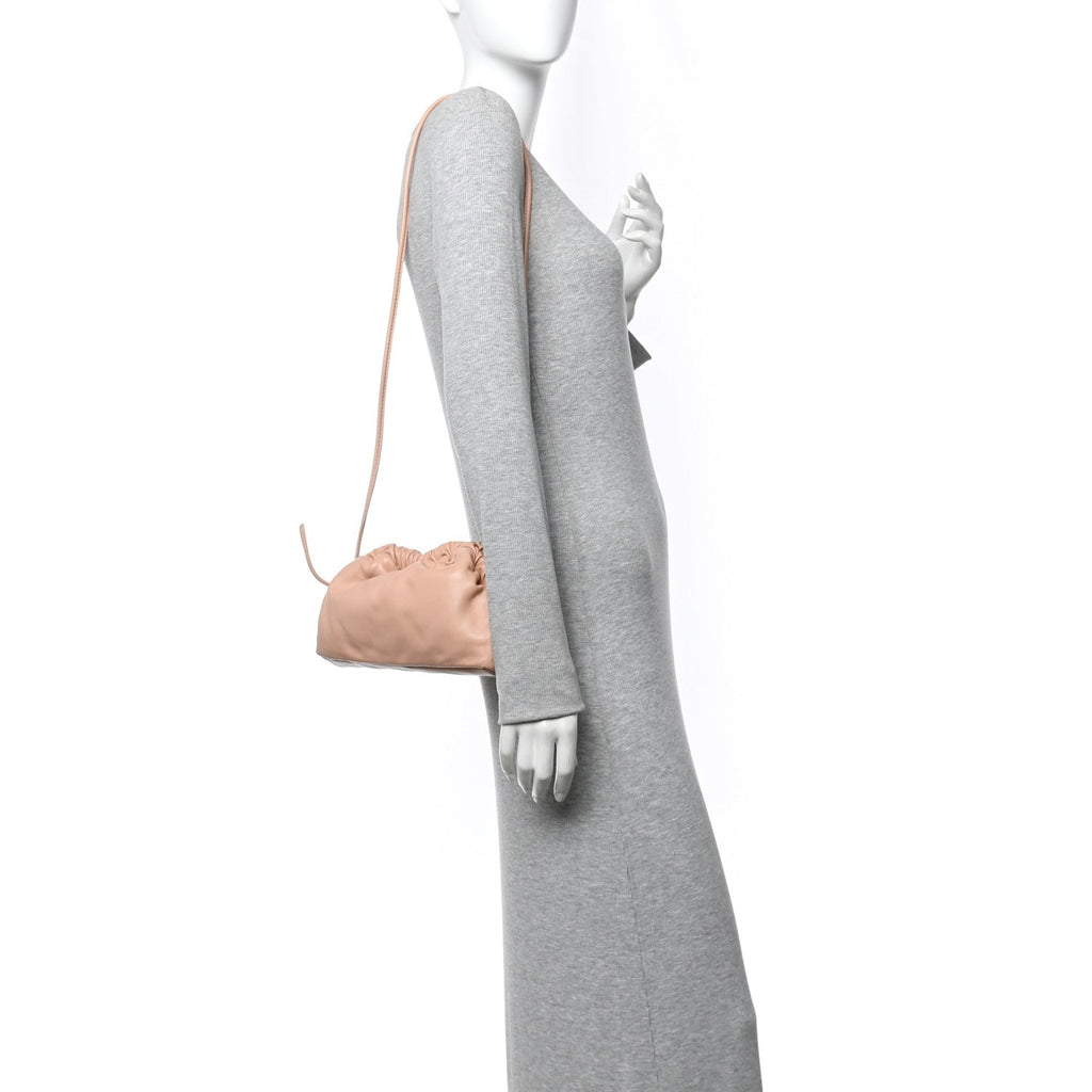 Lambskin Mini Cloud Clutch Trucco