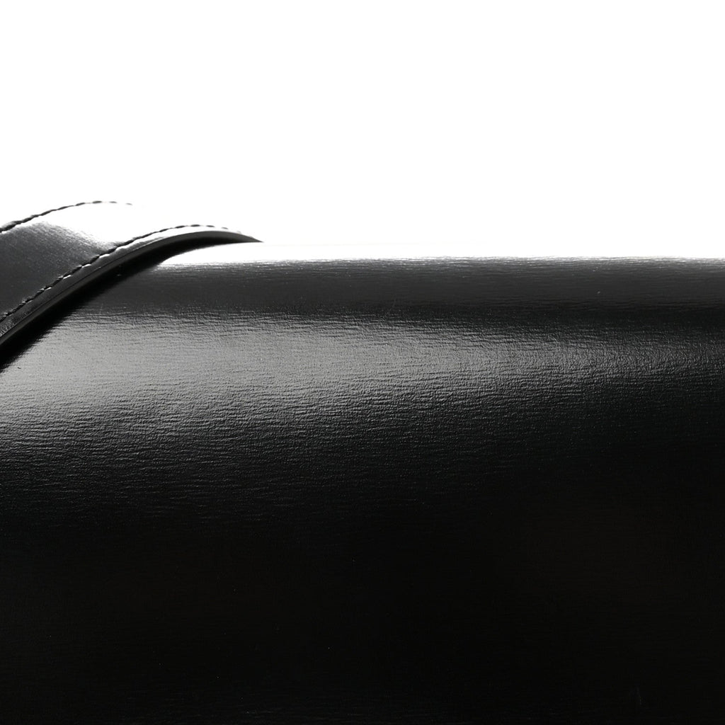Shiny Calfskin Medium Triomphe Black