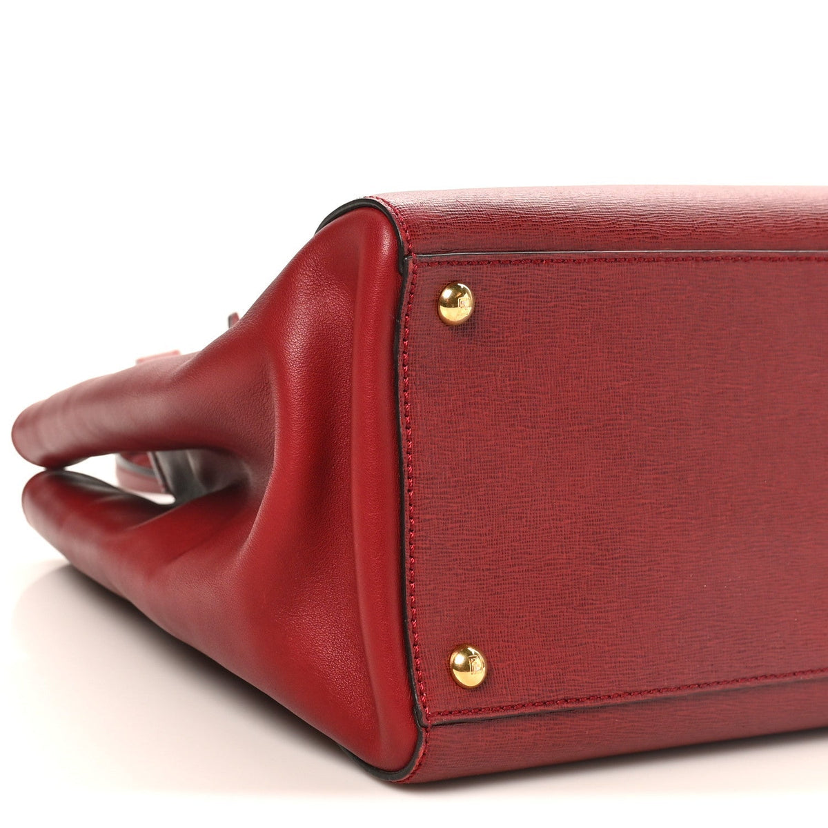 Vitello Elite Regular 2Jours Tote Rosso Scuro Ciliegia