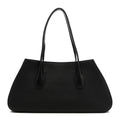 Grained Calfskin Alger Shoulder Bag Black
