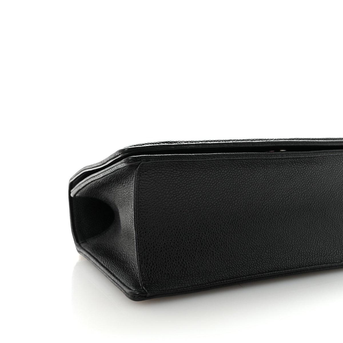Grained Calfskin Medium Diorama Flap Bag Black