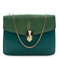 Galuchat Calfskin Serpenti Forever Crossbody Bag Green