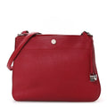 Grained Calfskin Milky Way Shoulder Bag Red