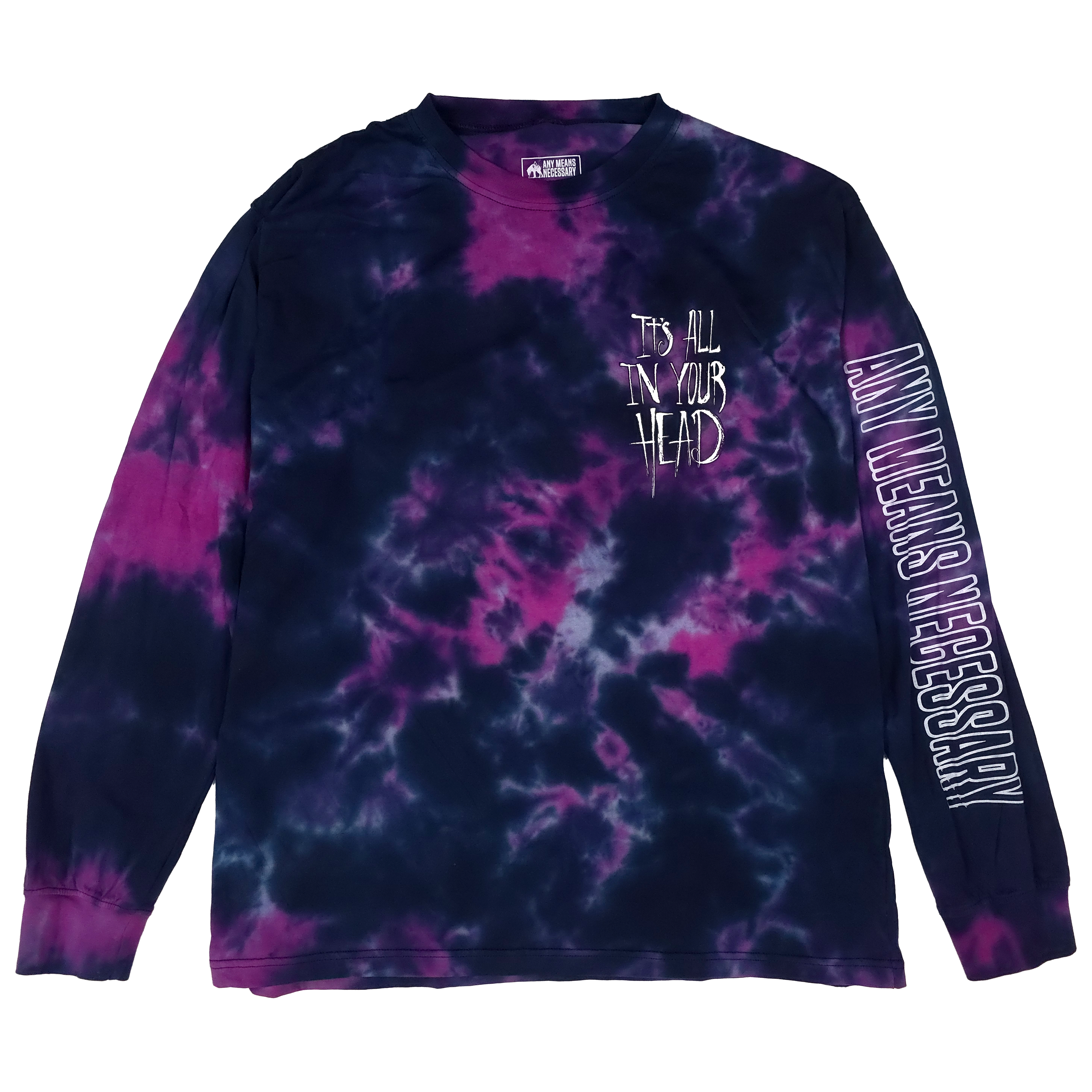 It's All In Your Head Long Sleeve T-Shirt Purple