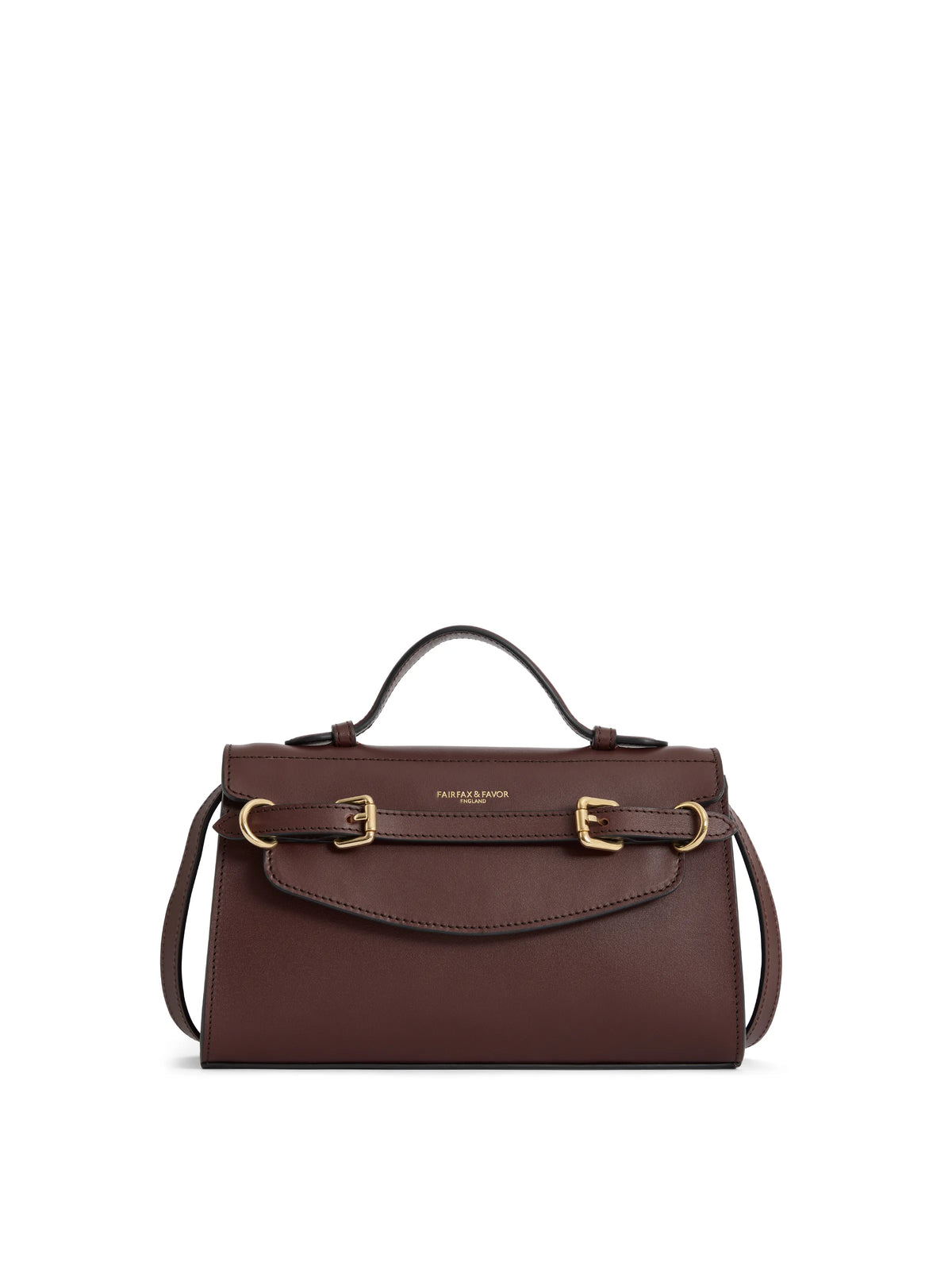 Town & Country - Clutch Bag - Burgundy Smooth Leather