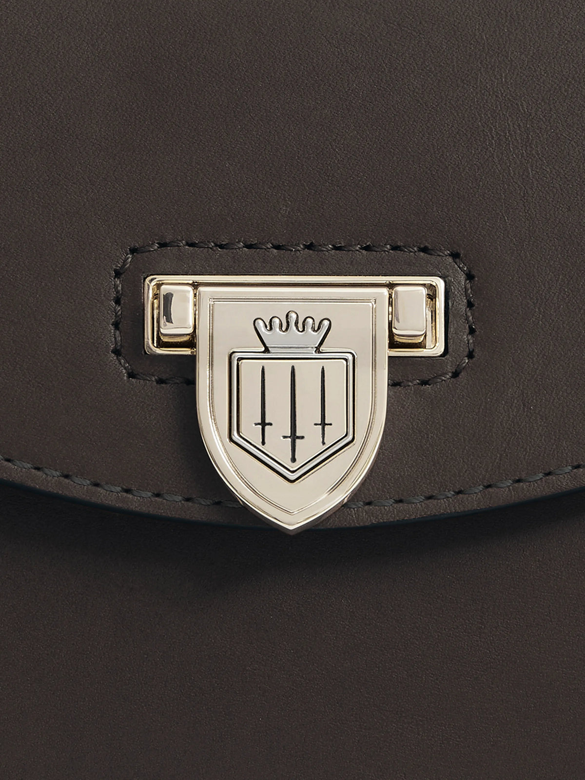 Blenheim Mini Handbag - Mahogany Leather