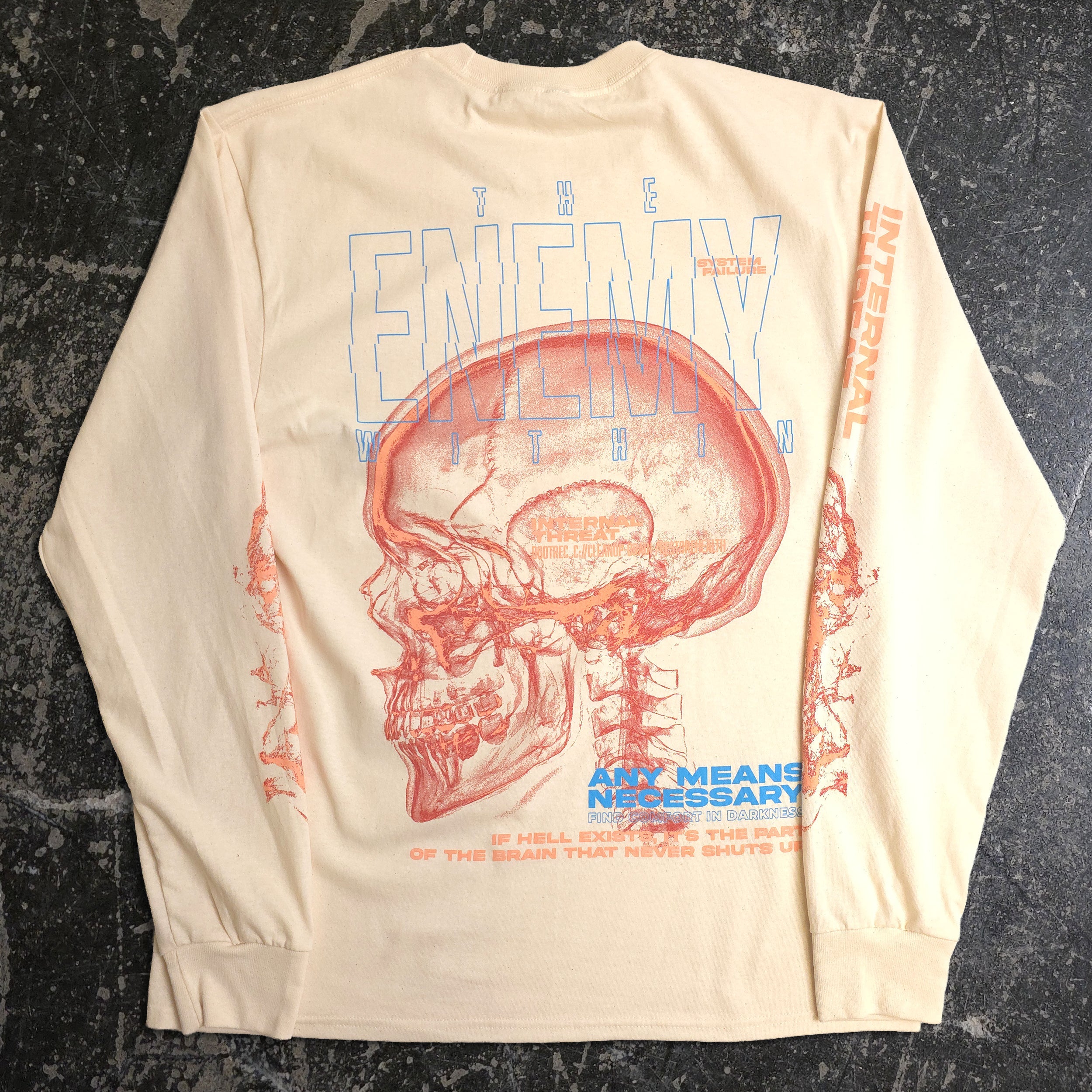 Enemy Within Long Sleeve T-Shirt Bone