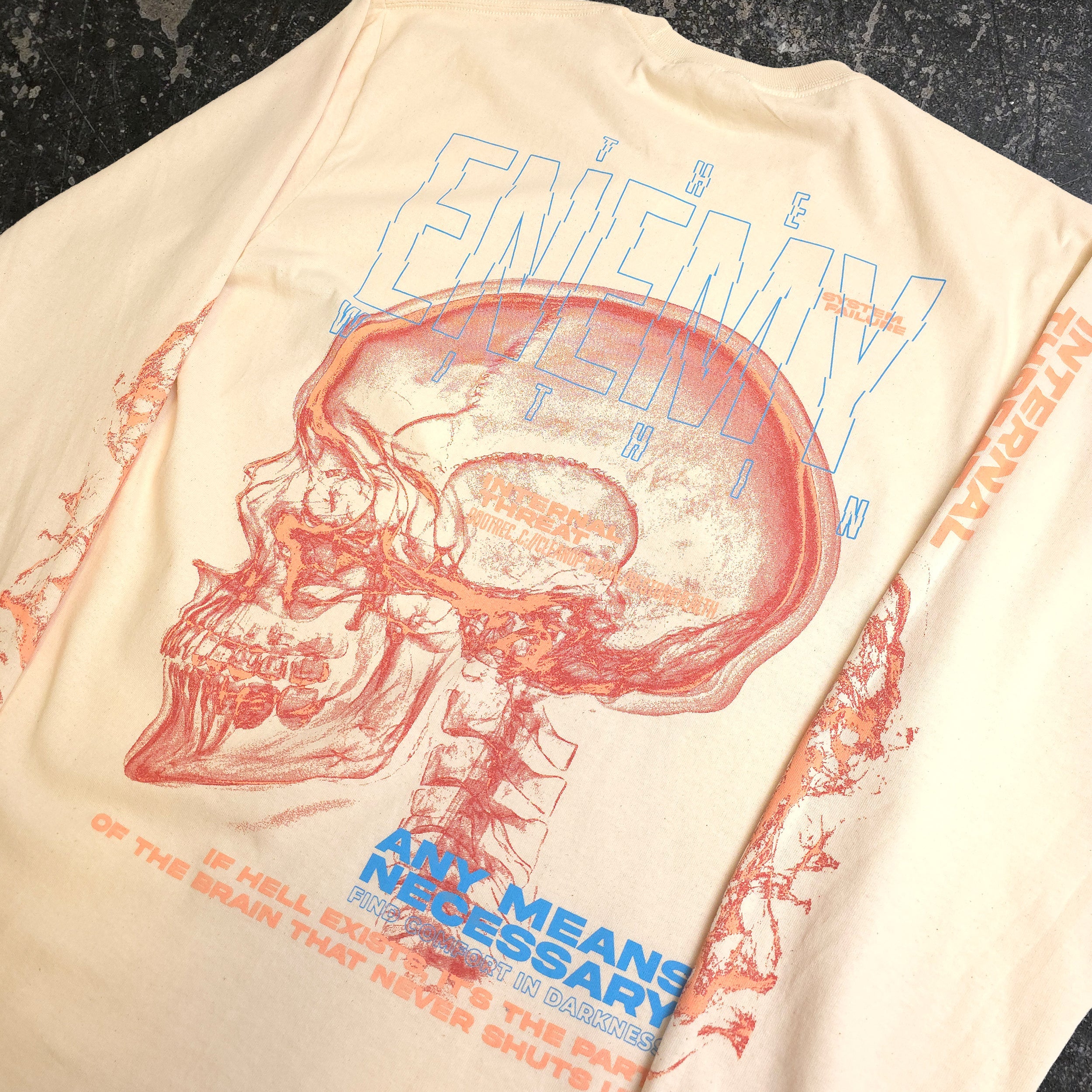 Enemy Within Long Sleeve T-Shirt Bone