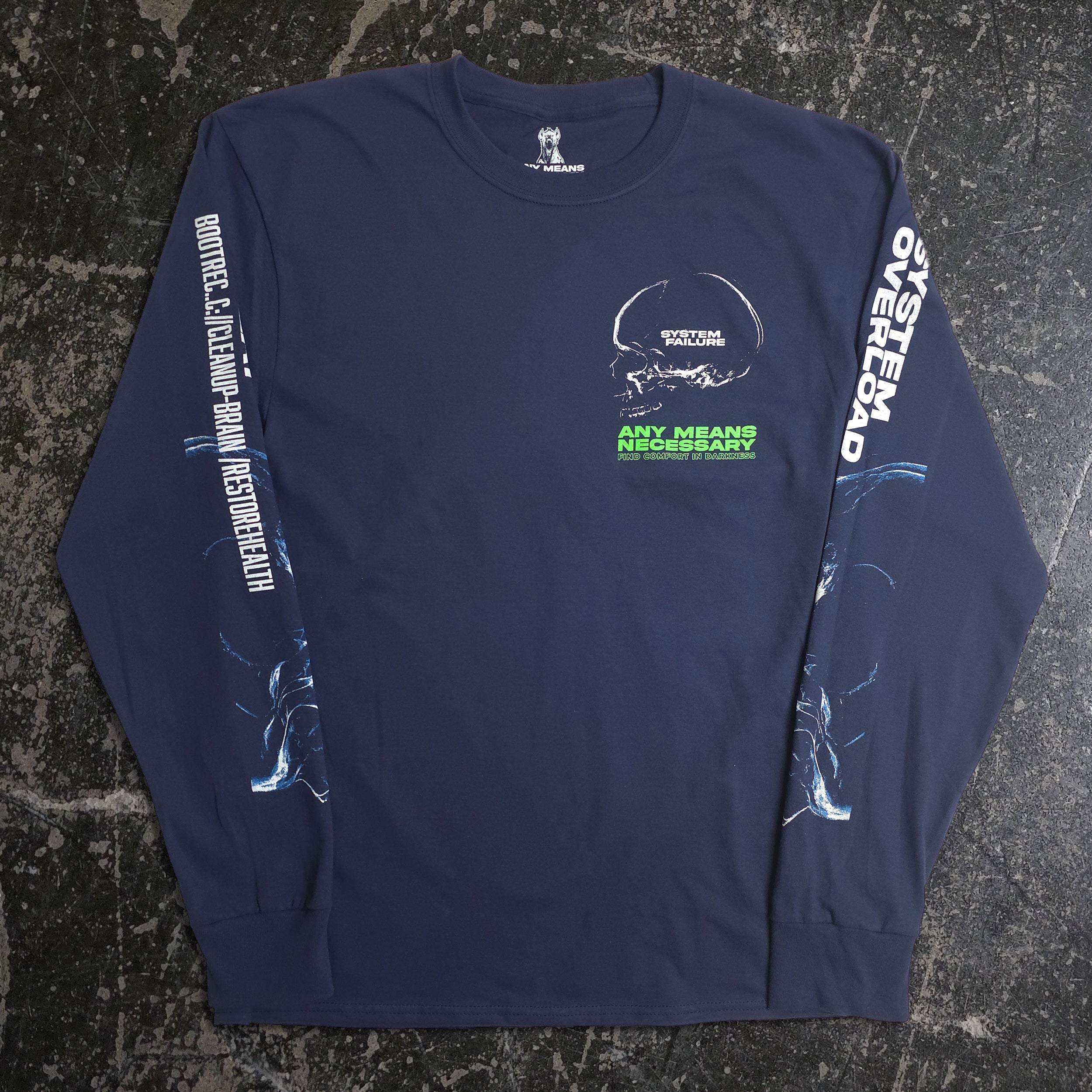Enemy Within Long Sleeve T-Shirt Navy