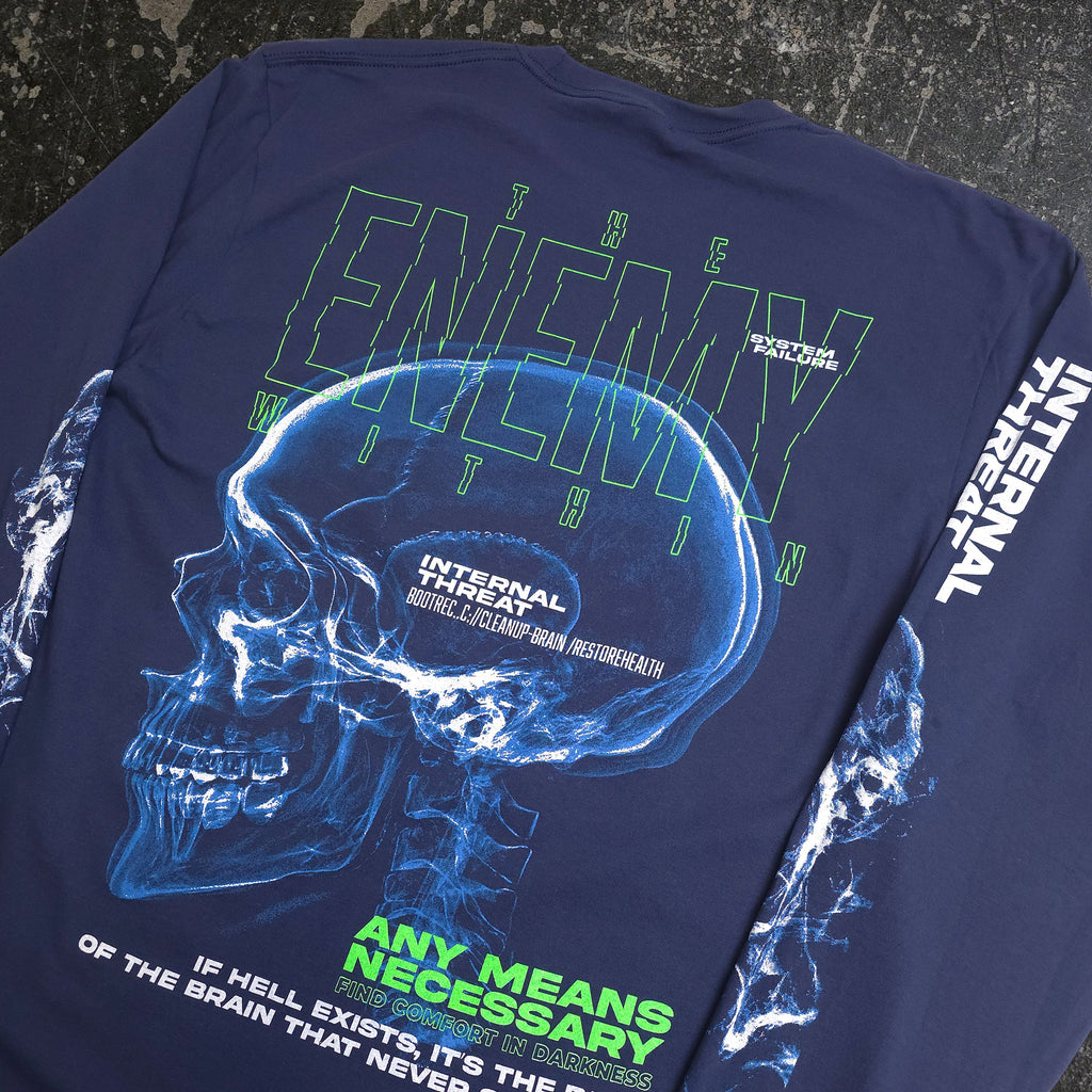 Enemy Within Long Sleeve T-Shirt Navy