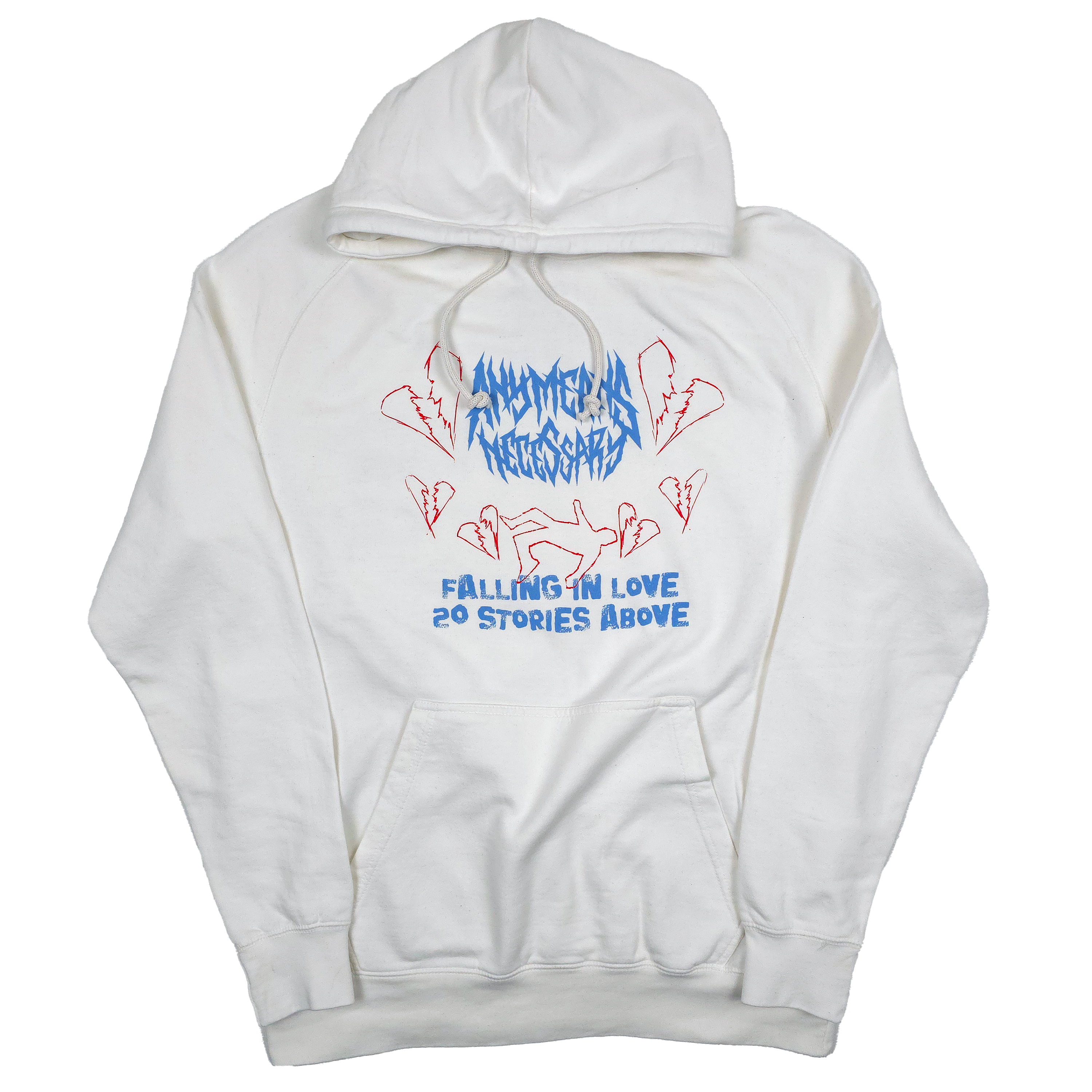Falling in Love Pullover Hoodie Vintage White