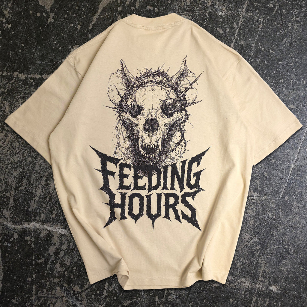 Feeding Hours V T-Shirt Bone