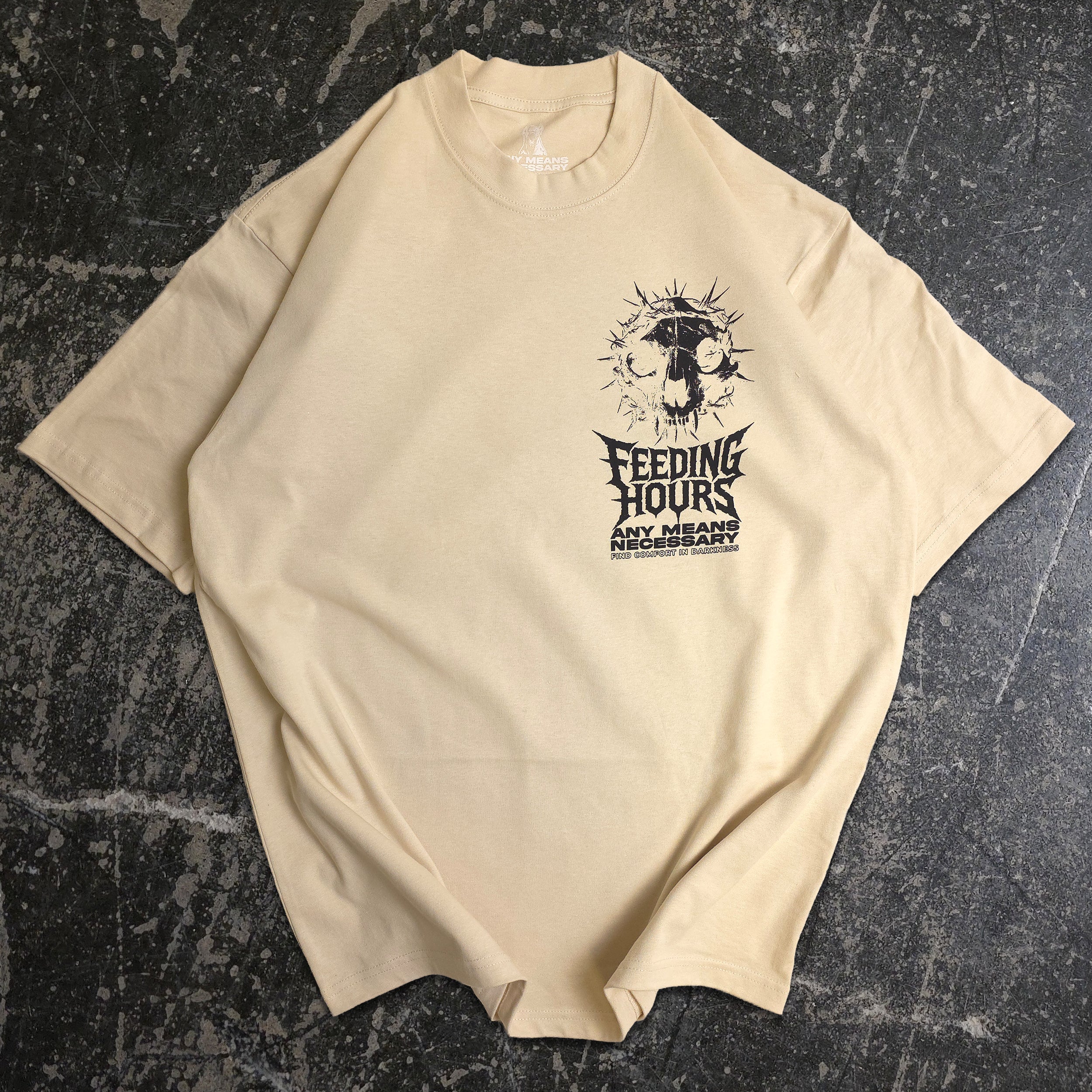 Feeding Hours V T-Shirt Bone