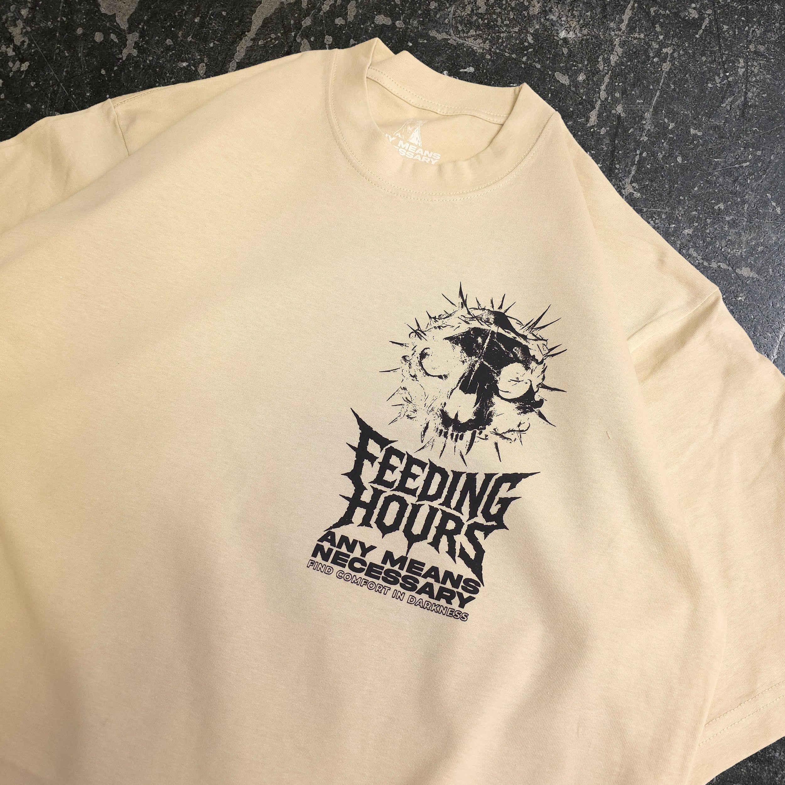 Feeding Hours V T-Shirt Bone