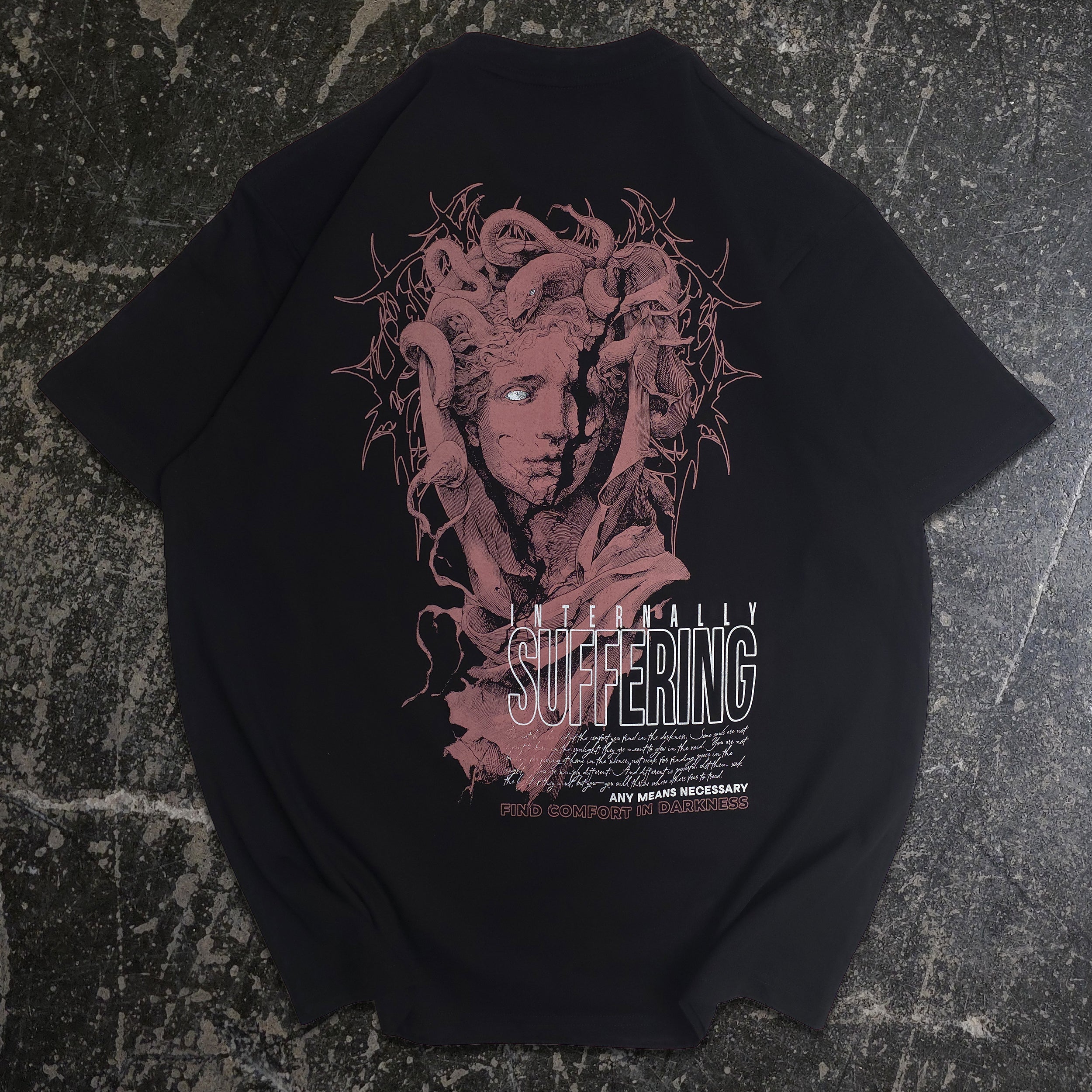 Internal Suffering T-Shirt Black