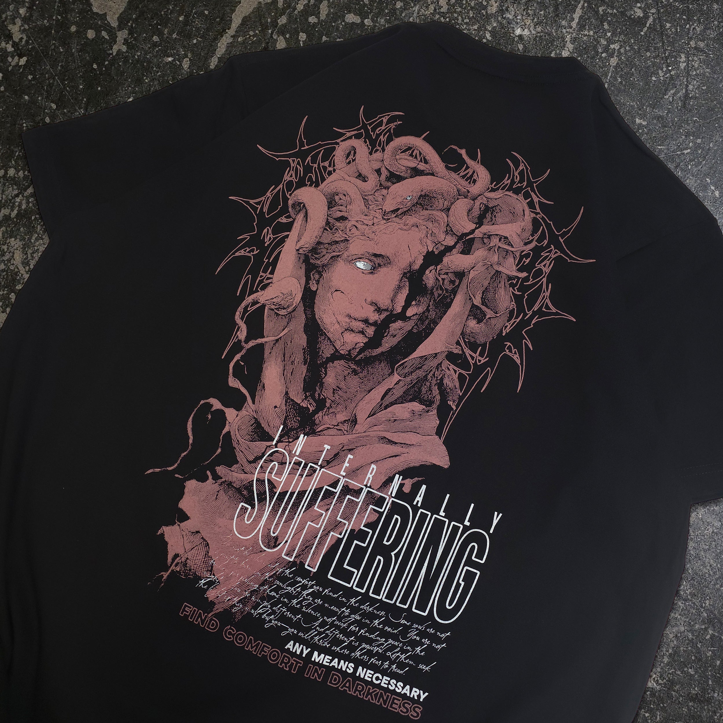 Internal Suffering T-Shirt Black