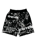 Mixed Emotions Graffiti Shorts Black