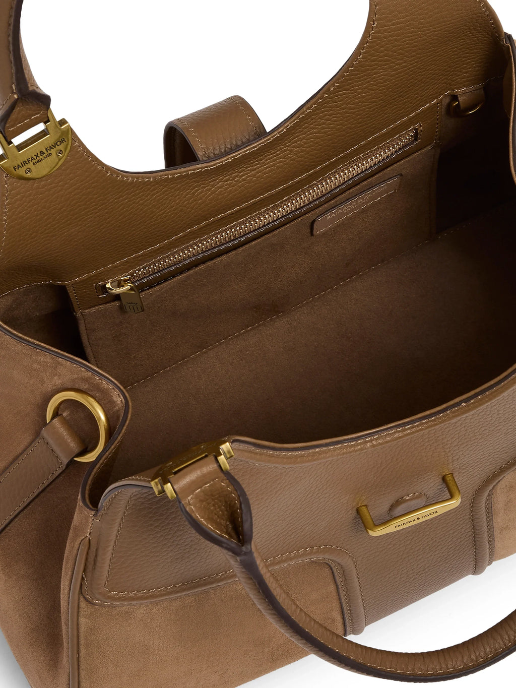 Aviemore Shoulder Bag - Tan Suede