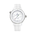 Seamaster Diver 300M Paralympic Milano Cortina 2026 43.5mm - White on Rubber Strap
