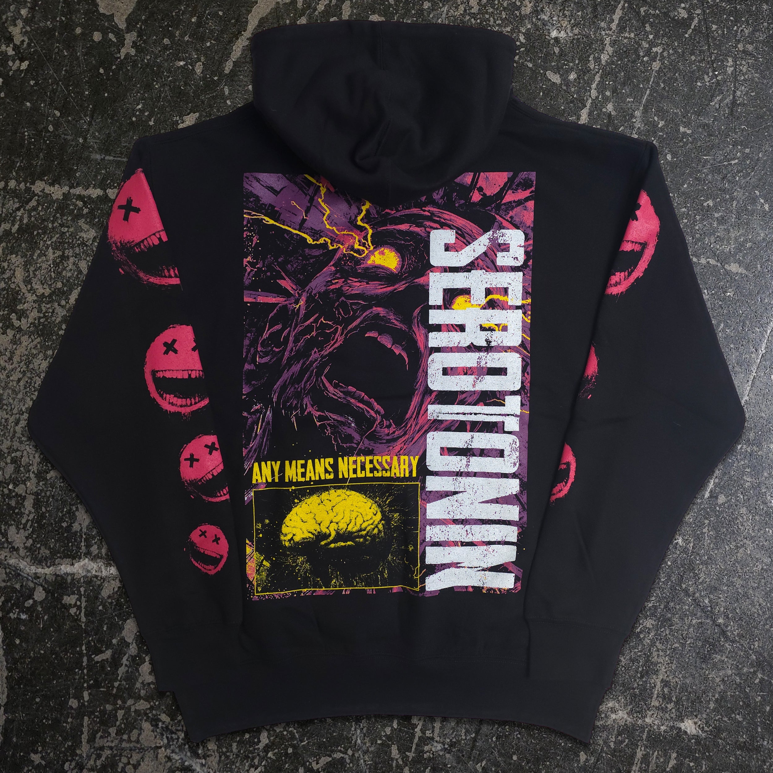 Serotonin Pullover Hoodie Black