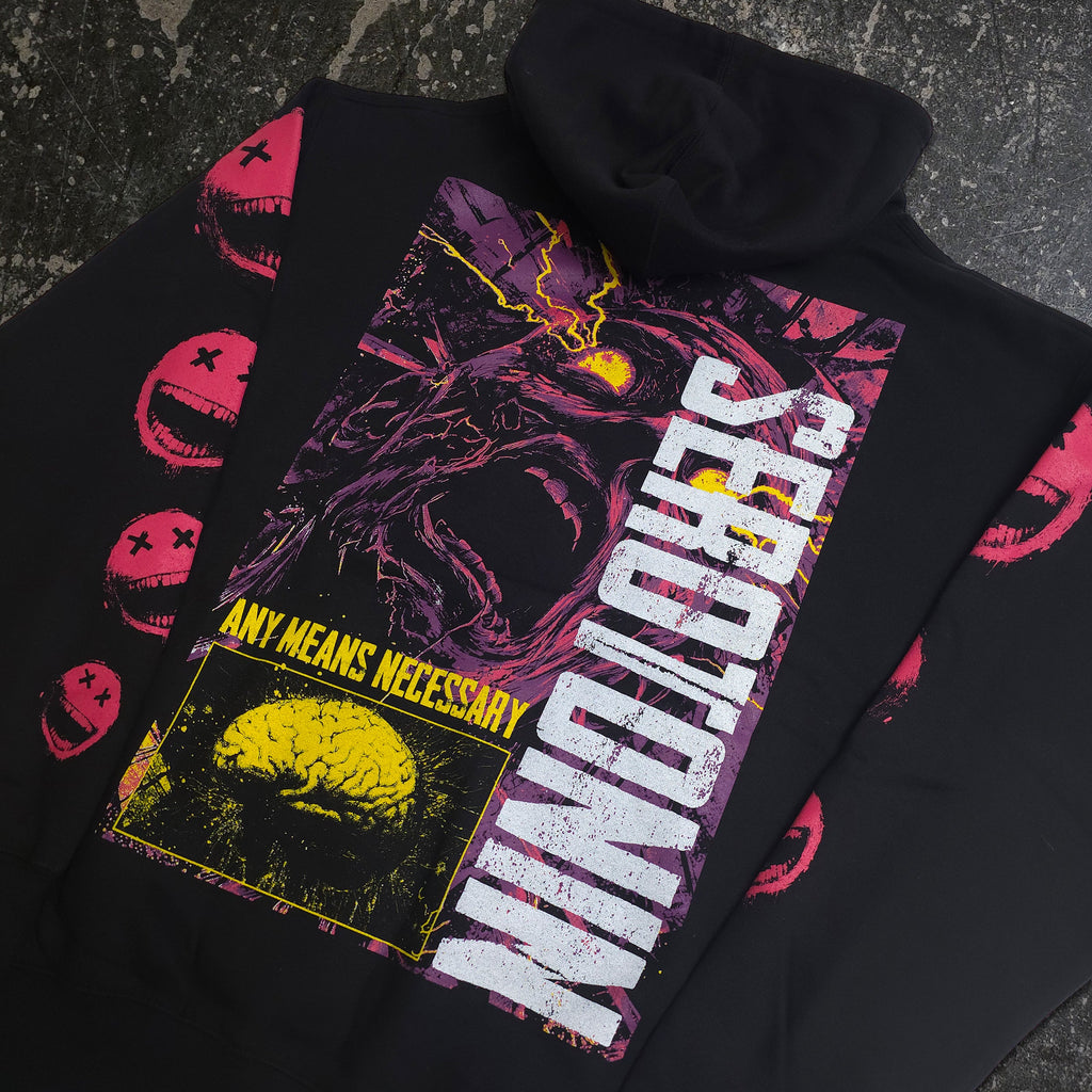 Serotonin Pullover Hoodie Black