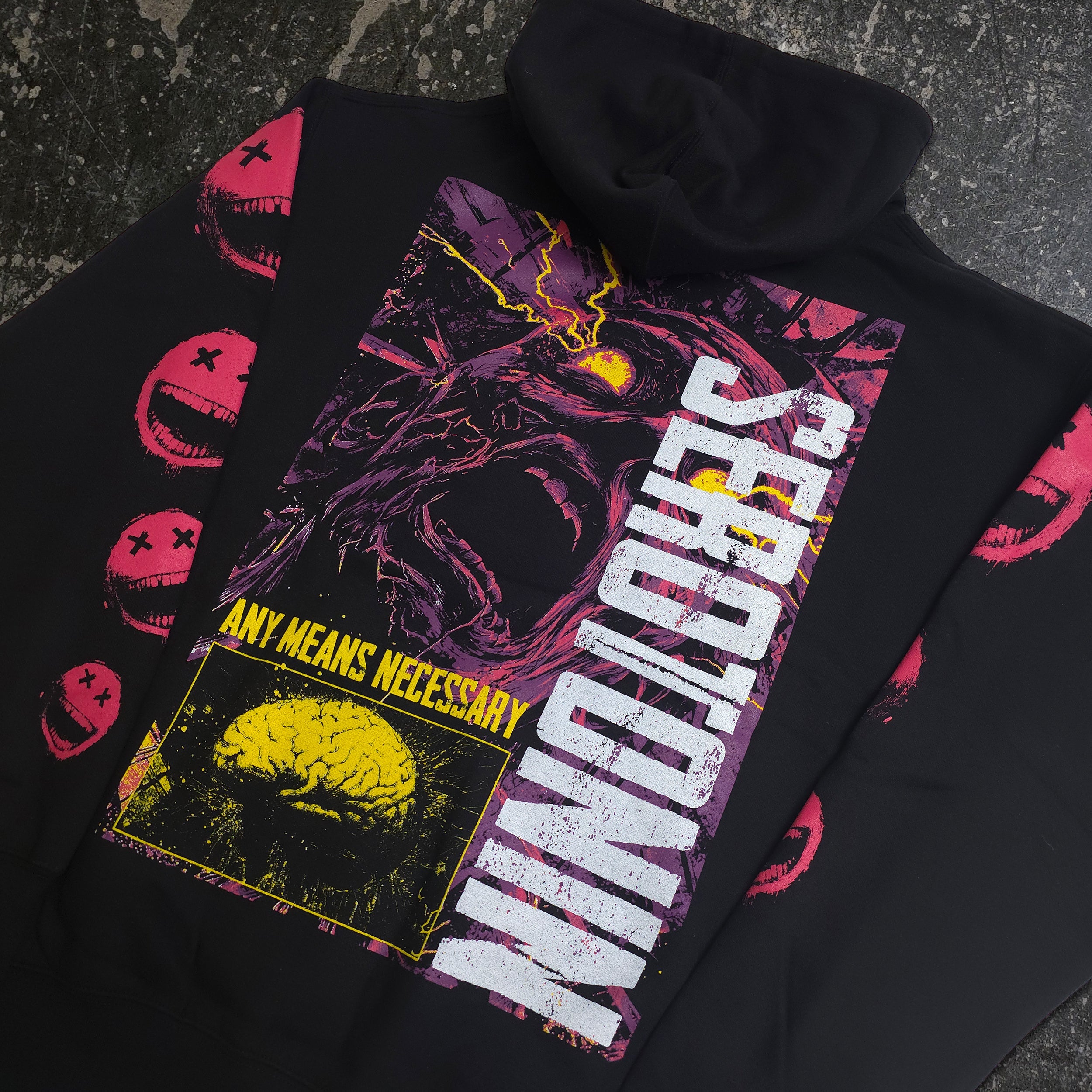 Serotonin Pullover Hoodie Black