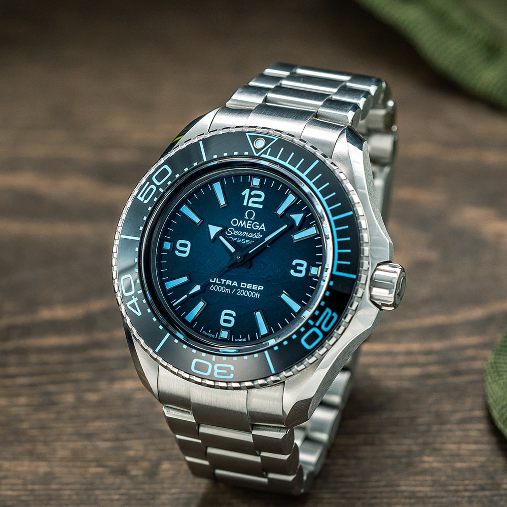 Seamaster Planet Ocean Ultra Deep 6000M 45.5 mm - Blue on Bracelet