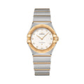 Constellation Quartz Yellow Gold and Steel 28mm - White on Bracelet