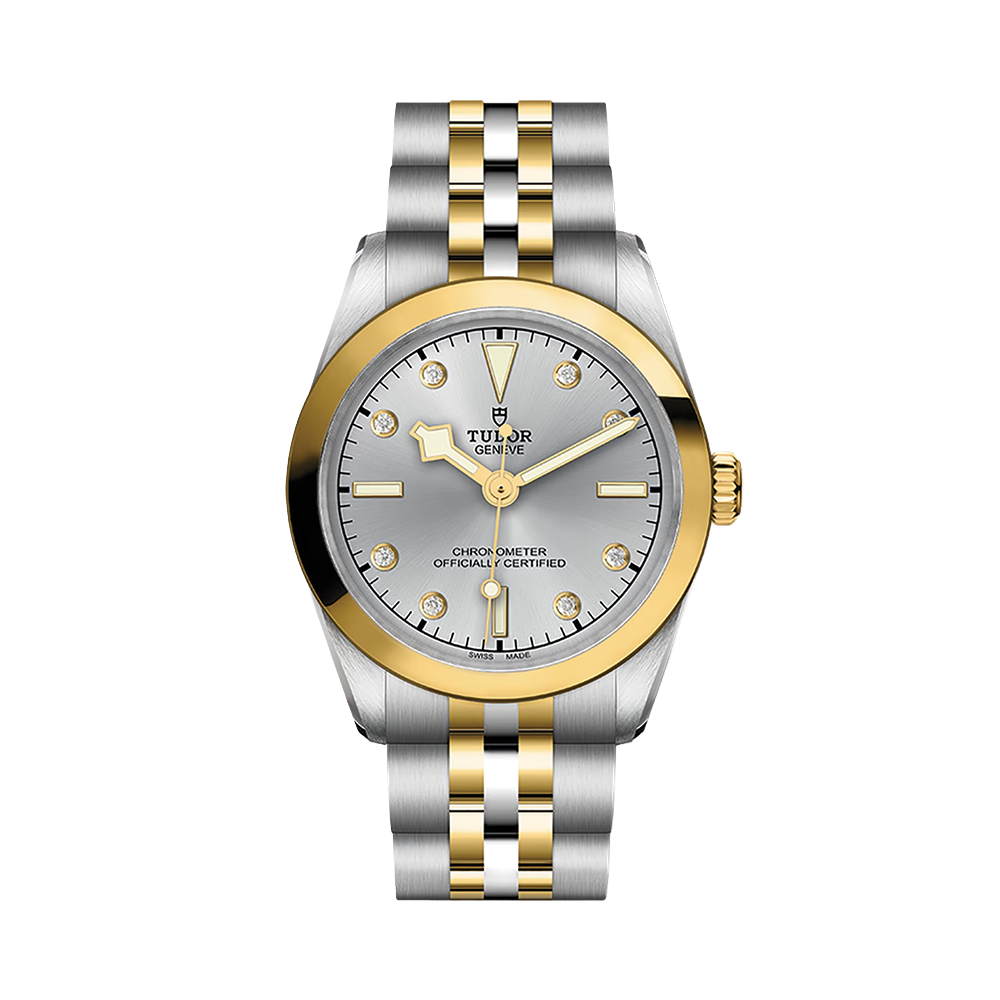 Black Bay One S&G 31mm - Silver, Diamond-Set on Bracelet