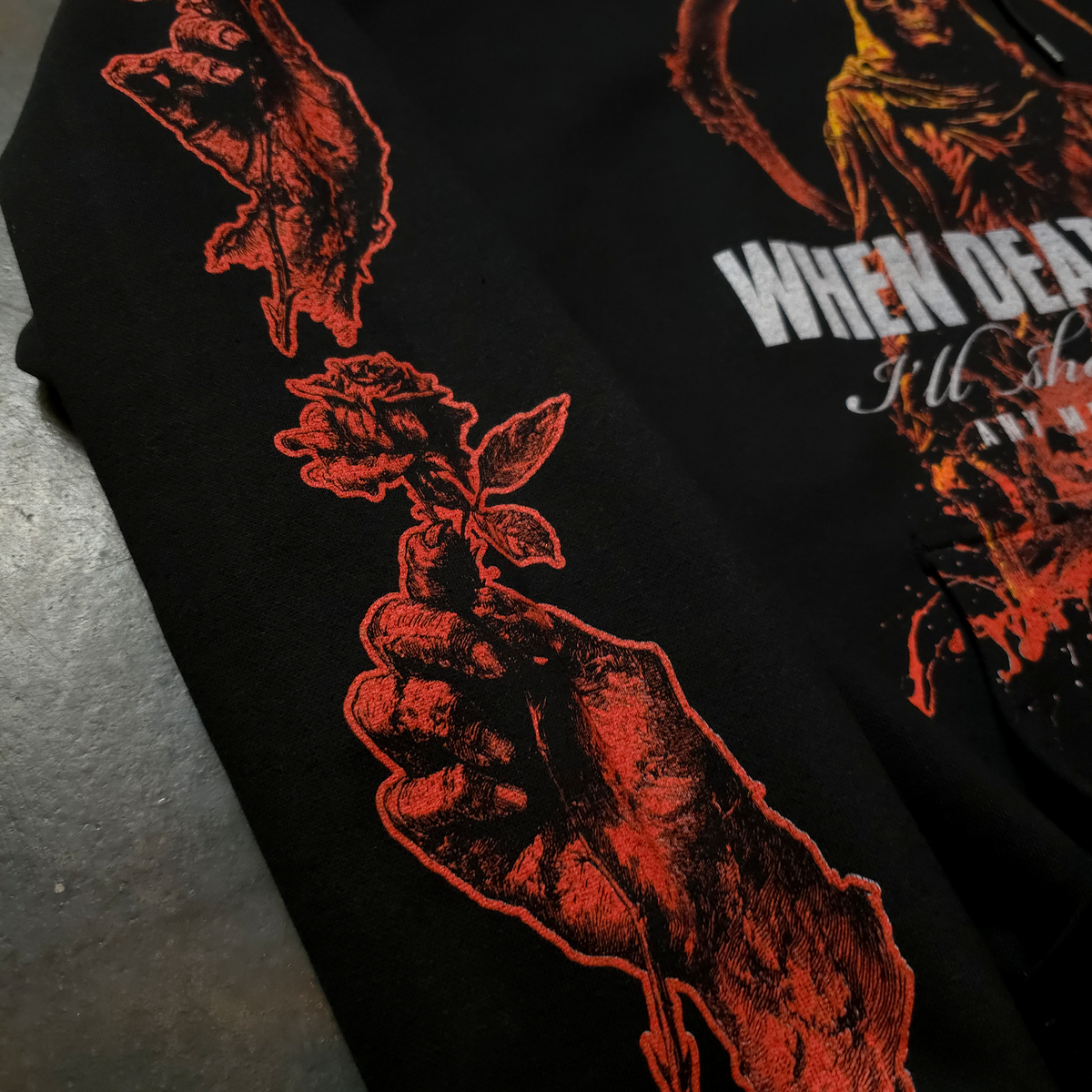 When Death Comes Pullover Hoodie