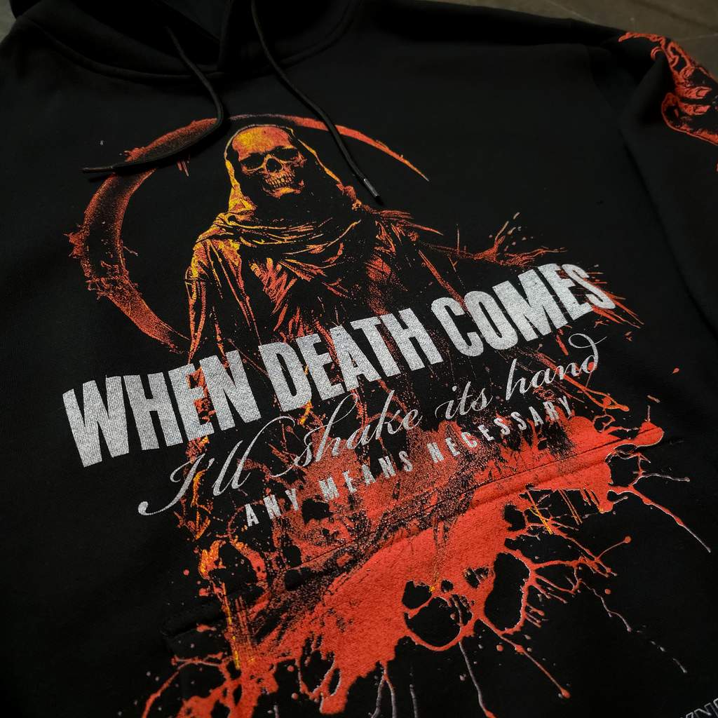 When Death Comes Pullover Hoodie