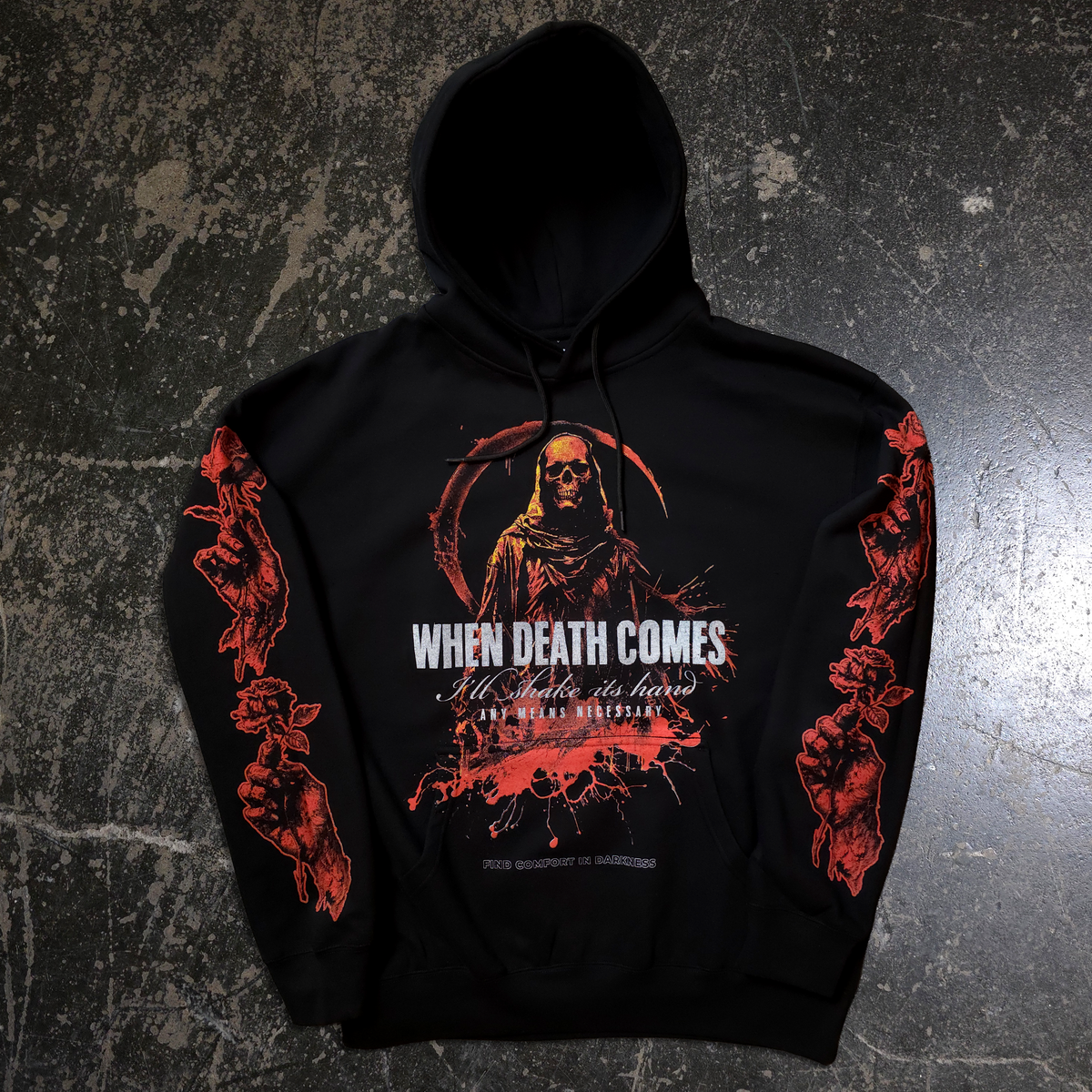 When Death Comes Pullover Hoodie