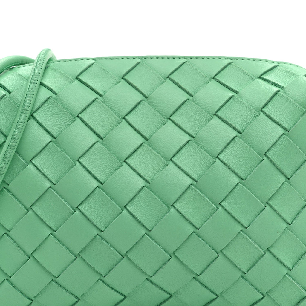 Nappa Intrecciato Mini Loop Camera Bag Fountain