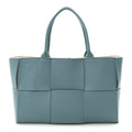 Nappa Maxi Intrecciato Medium Arco Tote Linoleum