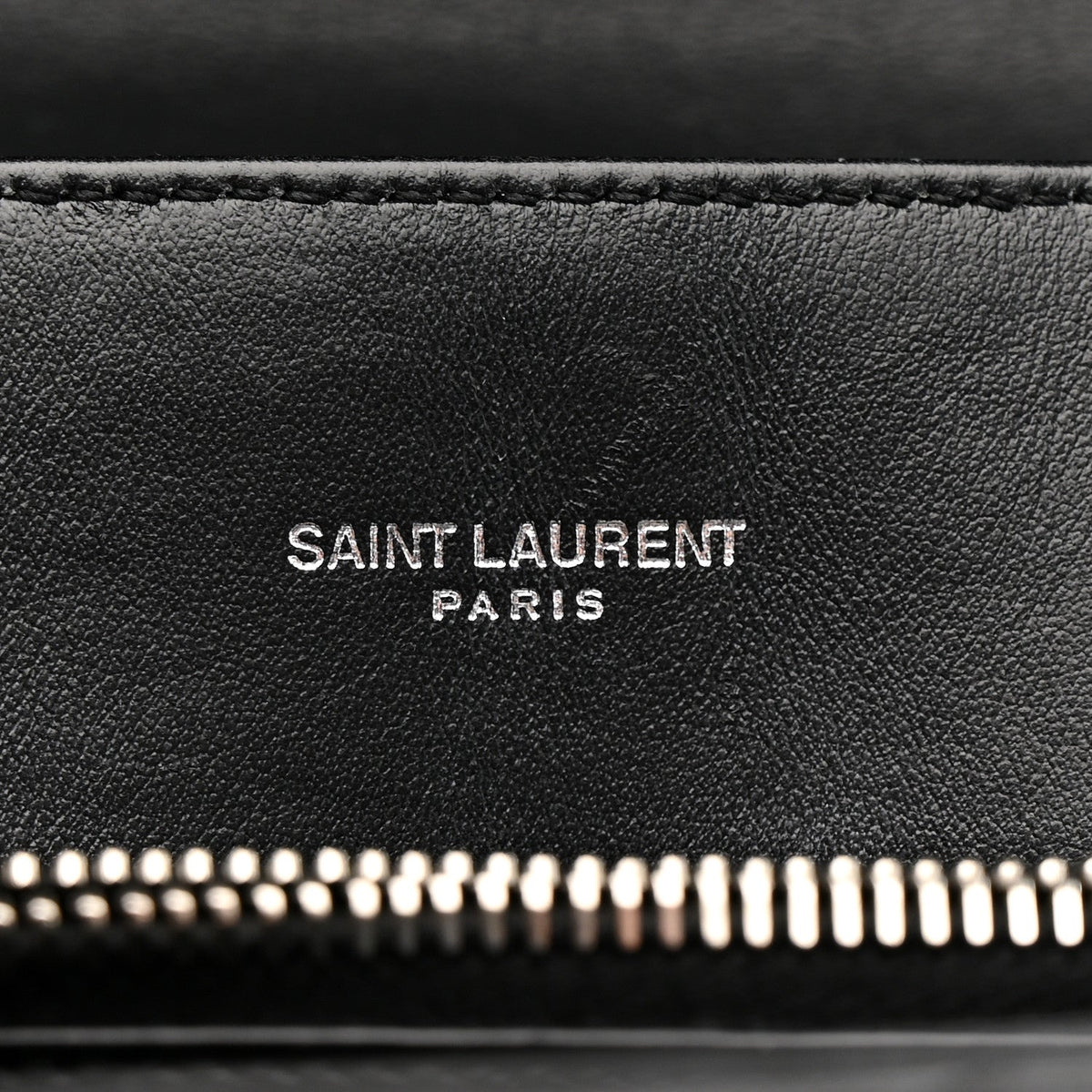 Calfskin Y Quilted Monogram Medium Loulou Chain Satchel Black
