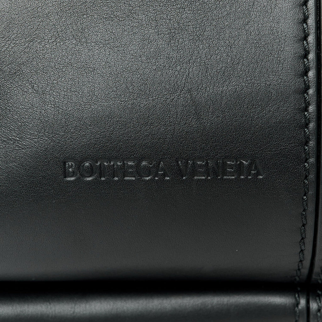 Calfskin Small Falcon Shoulder Bag Black