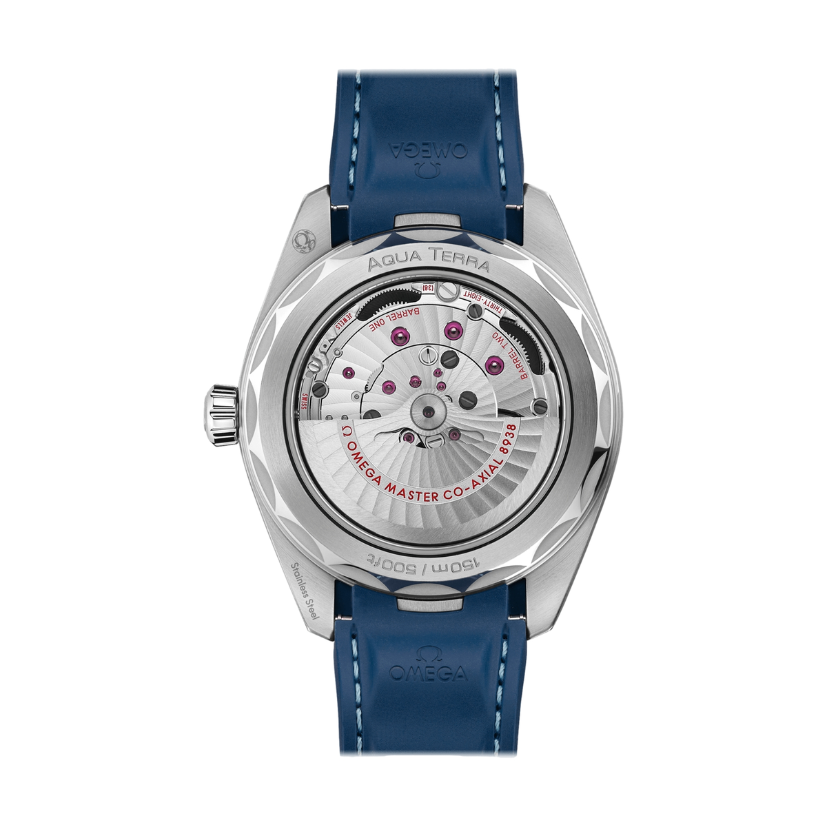 Seamaster Aqua Terra 150M GMT Worldtimer 43mm - Blue on Rubber Strap