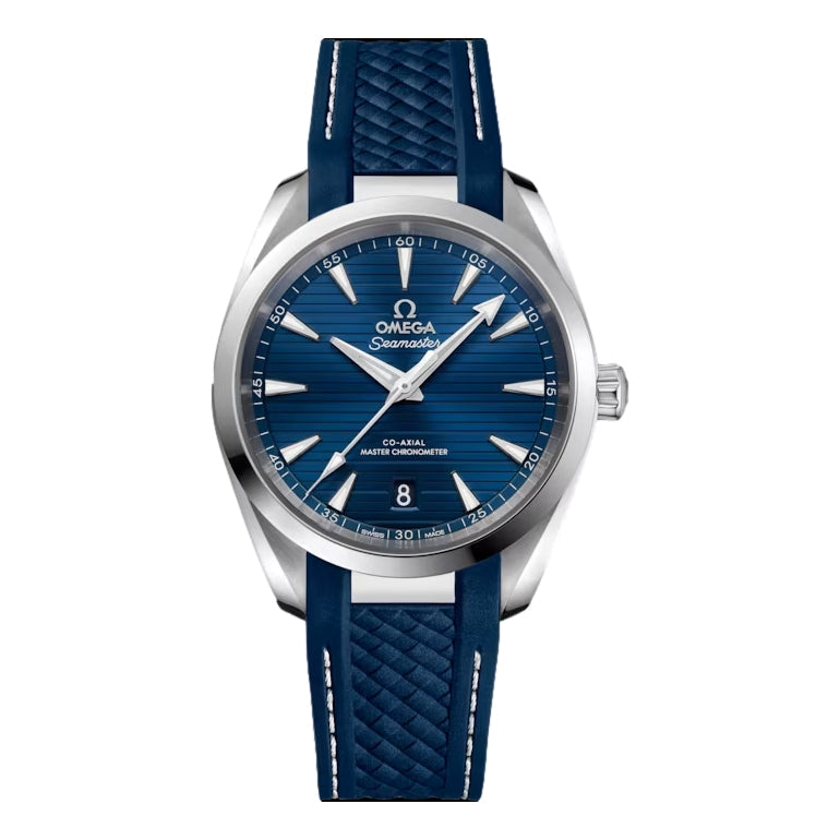 Seamaster Aqua Terra 150M 38mm - Blue on Rubber Strap
